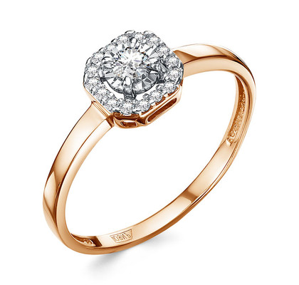 Кольцо из золота с бриллиантами