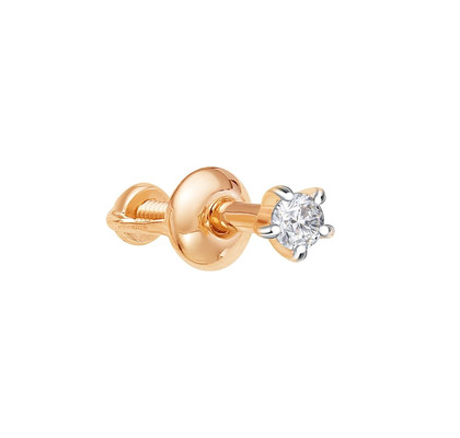 Серьга из золота