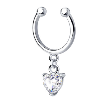 Серьга из серебра 