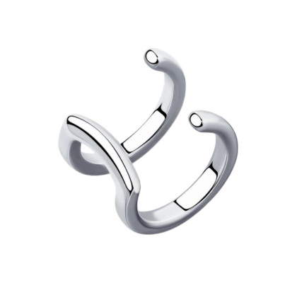 Серьга из серебра 