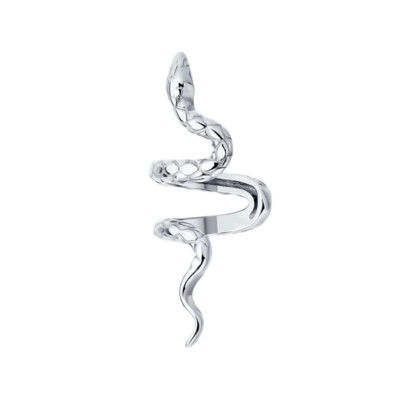 Серьга из серебра 