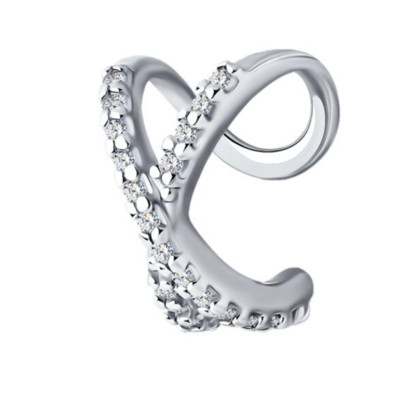 Серьга из серебра 