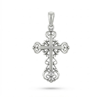 Крест из серебра